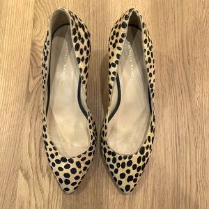 Loeffler Randall Heels, Color Leopard, Size 8.5
